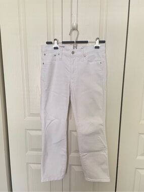 Jcrew Straight White Pants